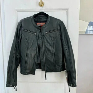 Genuine Leather Vintage Jacket sz small